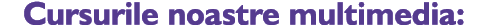 Cursurile noastre multimedia: