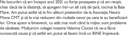 Ne bucur m c am  nceput anul 2021 cu for e proaspete  i c  am reu it, chiar dac  de la distan  , s  ajungem  ntr-un ...