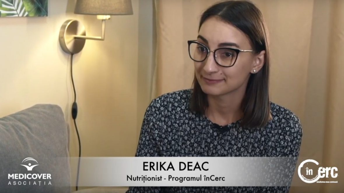 Erika Deac, nutriționist ”înCerc”