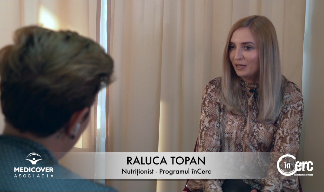 Raluca Topan, nutriționist ”înCerc”